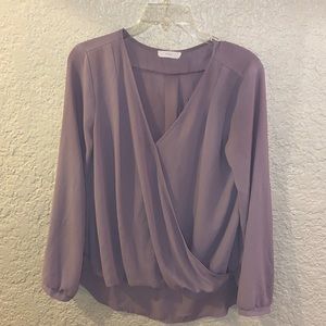 Lilac blouse from Lush